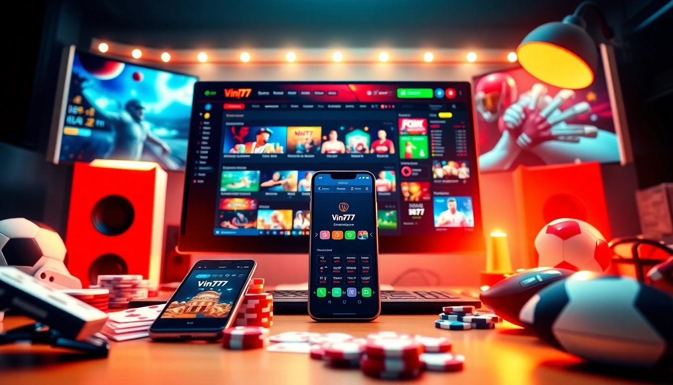 Interactive online betting experience at vin777.gb.net with vibrant games and secure interface.