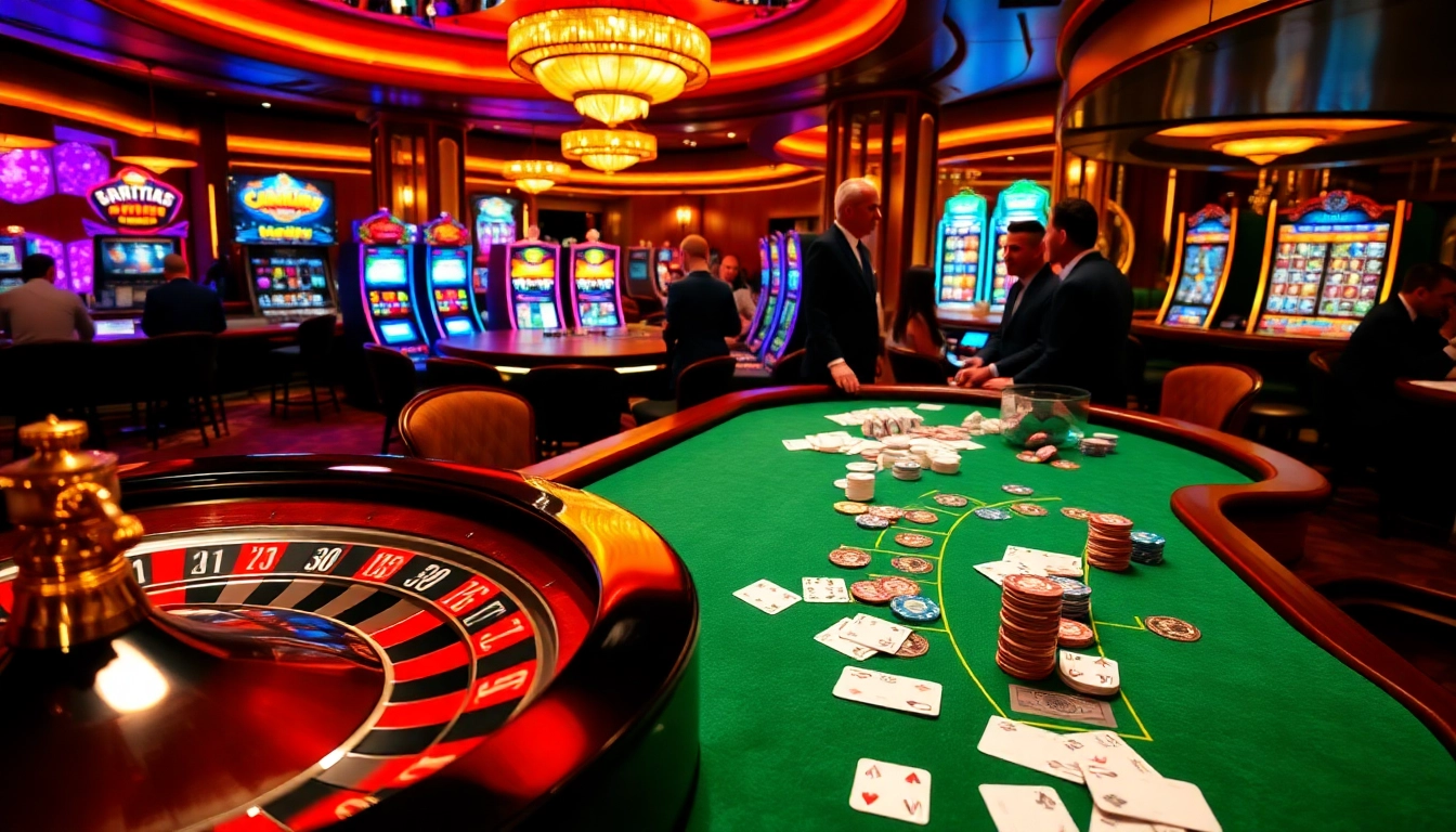 Experience the thrill of poker at s666 with vibrant casino tables and enthusiastic players.