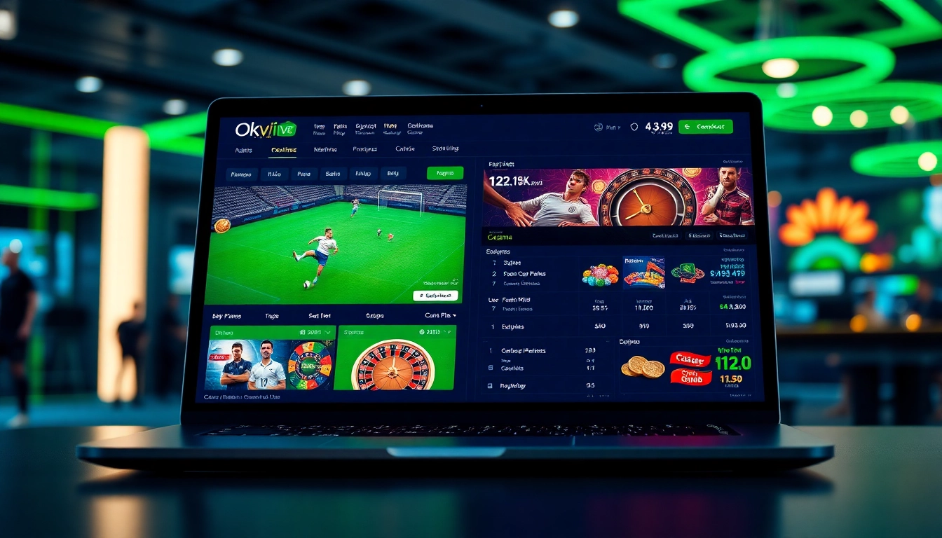 Explore the engaging online betting interface of okvipwin.live with exciting promotions and user-friendly design.